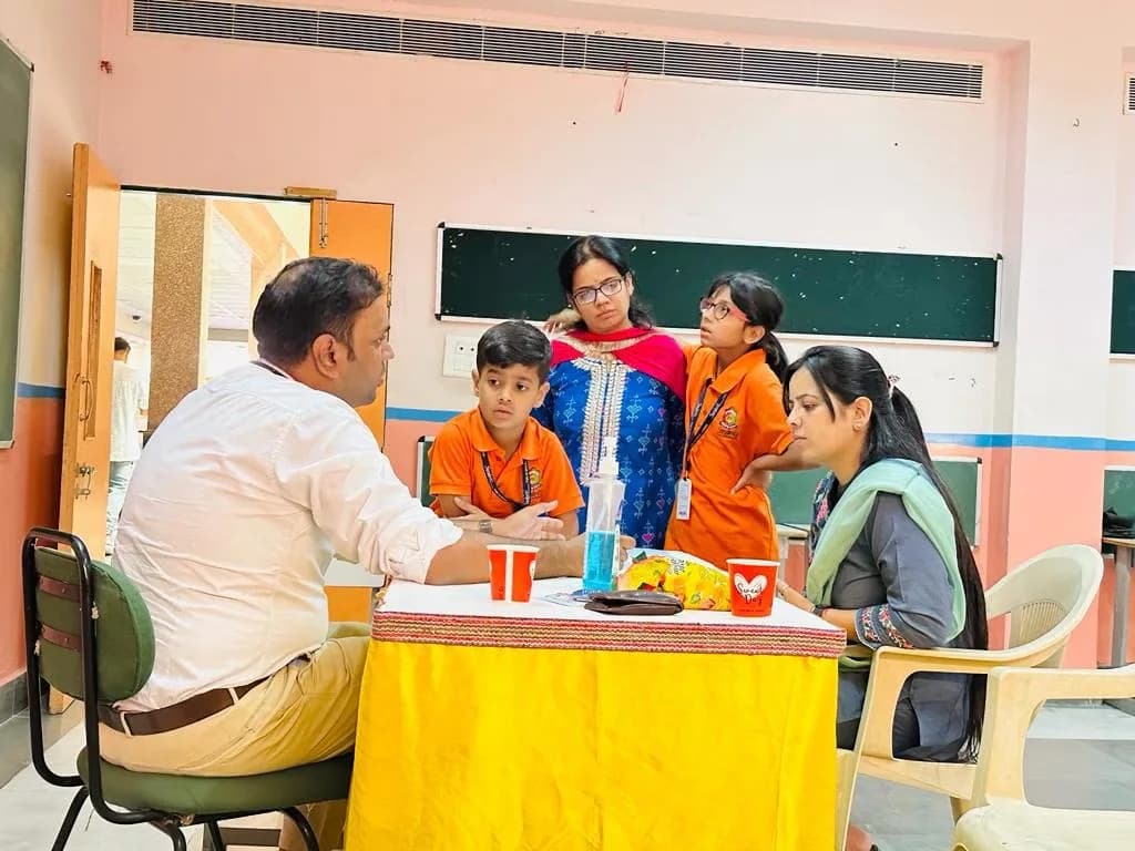 Therapist working with a child on developmental activities